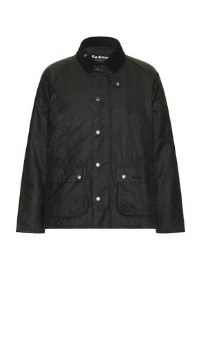 Modern Check Bedale Wax Jacket in Black. - size L (also in M, S) - Barbour - Modalova