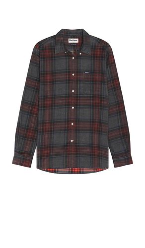 Southfield Tailored Checked Corduroy Shirt in Grey. - size L (also in M, XL/1X) - Barbour - Modalova