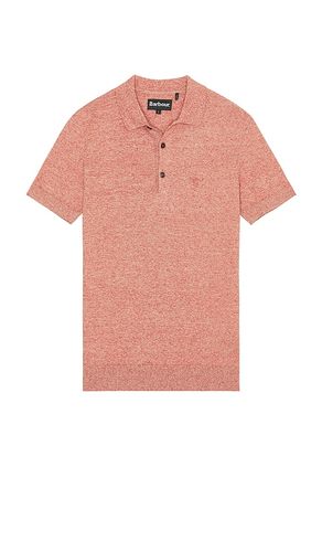 Buston Knit Polo in Red. - size L (also in M, XL/1X) - Barbour - Modalova
