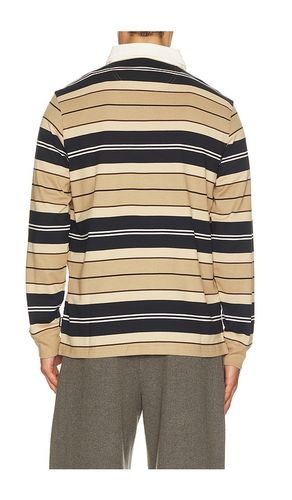 Frith Tartan Stripe Rugby Polo Shirt in . Taglia L. Also in M, S, XL/1X - Barbour - Modalova