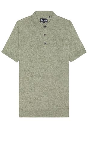 Buston Knit Polo in Green. - size L (also in S) - Barbour - Modalova