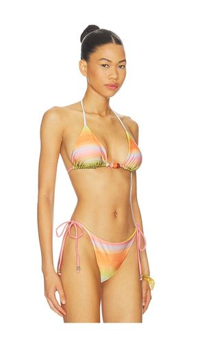 Kaia Bikini Top in Green,Orange. - size M (also in S, XS) - Baobab - Modalova