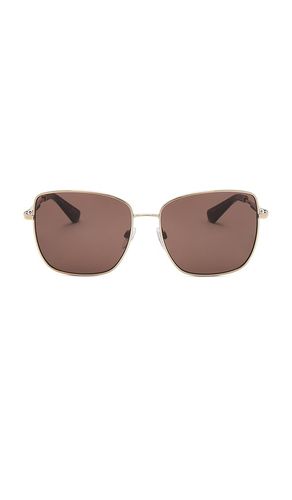 Square Sunglasses in Metallic Gold - Burberry - Modalova