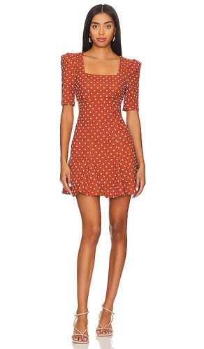 Puff Sleeve Mini Dress in Rust. - size 0 (also in 6) - BCBGeneration - Modalova