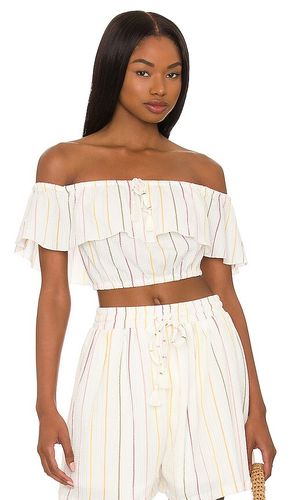 Off the shoulder top en color crema talla M en & - Cream. Talla M (también en S) - BCBGeneration - Modalova