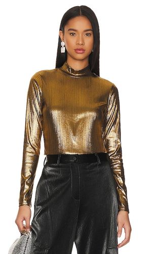 Top manga larga en color oro metálico talla L en - Metallic Gold. Talla L (también en M, S, XS) - BCBGeneration - Modalova