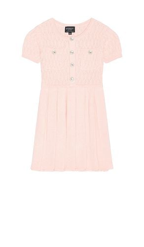 Kids Pleat Knit Mini Dress in Pink. - size 4/5 (also in 6/7) - Bardot Junior - Modalova