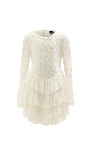 Andi Long Sleeve Mini Dress in White. - size 4 (also in 5, 6, 7) - Bardot Junior - Modalova