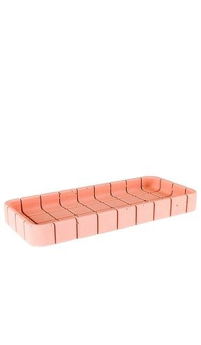 Tile Oblong Tray in Pink - Block Design - Modalova