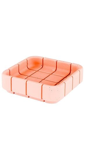 Tile Square Dish in Pink - Block Design - Modalova