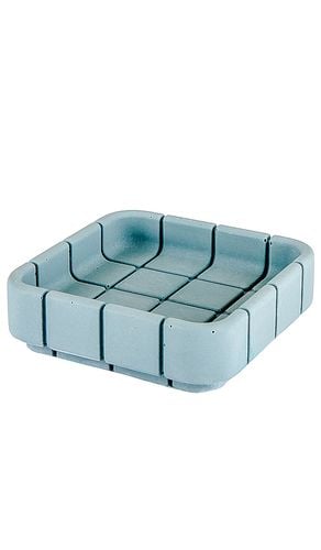 Tile Square Dish in Blue - Block Design - Modalova