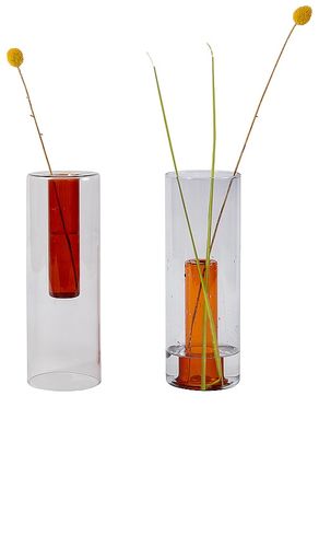 VASE LARGE REVERSIBLE GLASS VASE in - Block Design - Modalova