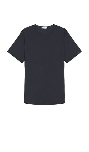 Cotton Modal Crew Tee in Blue. - size L (also in M, S, XL/1X) - Barefoot Dreams - Modalova