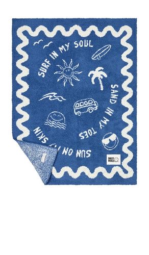 Cozychic Smileyworld Surf Stroller Blanket in - Barefoot Dreams - Modalova
