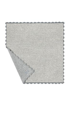 Kids Cozychic Stripe Scallop Receiving Blanket 30x30 in - Barefoot Dreams - Modalova