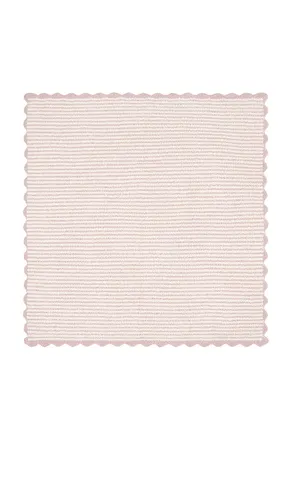 Kids Cozychic Stripe Scallop Receiving Blanket 30x30 in - Barefoot Dreams - Modalova