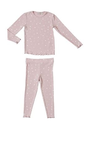 Ultra Soft Rib Toddler Pajama Set in Rose. - size 2/3T (also in 4/5T) - Barefoot Dreams - Modalova