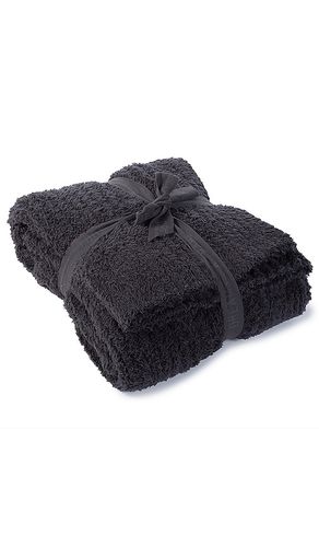 CozyChic Ribbed Throw in Charcoal - Barefoot Dreams - Modalova