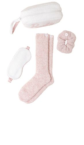 CozyChic Barbie Eye Mask, Scrunchie, Sock Set in Pink - Barefoot Dreams - Modalova