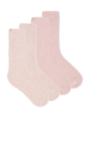 CozyChic 2 Pair Sock Set in Rose - Barefoot Dreams - Modalova