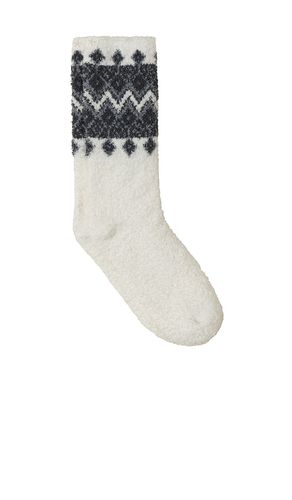 CozyChic Fair Isle Sock in Cream - Barefoot Dreams - Modalova