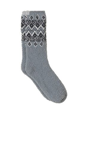 CozyChic Fair Isle Sock in Grey - Barefoot Dreams - Modalova