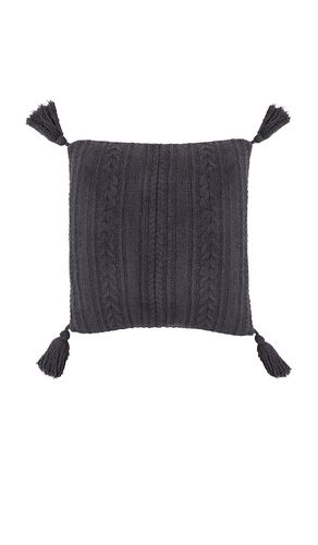 Cozychic solid cable pillow with tassels in color dark green size all - Barefoot Dreams - Modalova