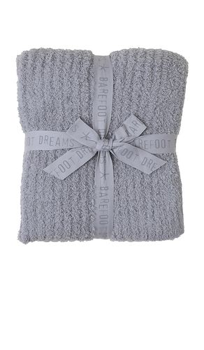 Cozychic ribbed throw in color grey size all - Barefoot Dreams - Modalova