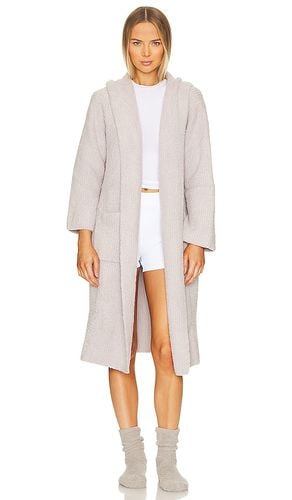 CozyChic Ribbed Hooded Robe in Metallic Silver. - size 2 (also in 3) - Barefoot Dreams - Modalova