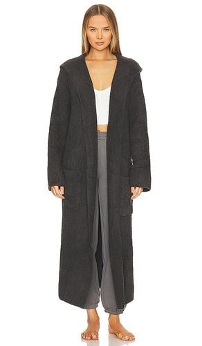 CozyChic Ribbed Hooded Robe in Grey. - size 1 (also in 3) - Barefoot Dreams - Modalova