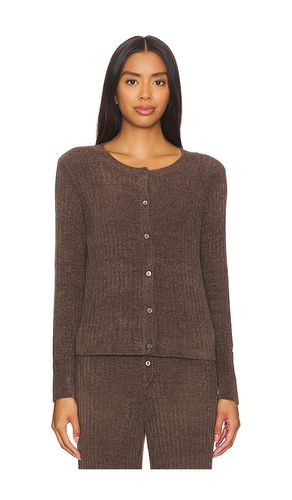 CozyChic Ultra Light Ribbed Button Cardigan in Brown. - size L (also in M, S, XL, XS) - Barefoot Dreams - Modalova