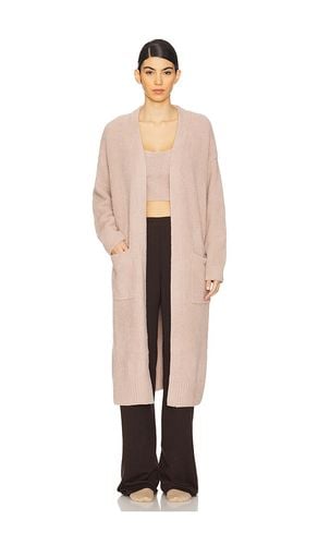 CozyChic Luxe High Slit Cardigan in Mauve. - size L (also in M, S, XL, XS) - Barefoot Dreams - Modalova