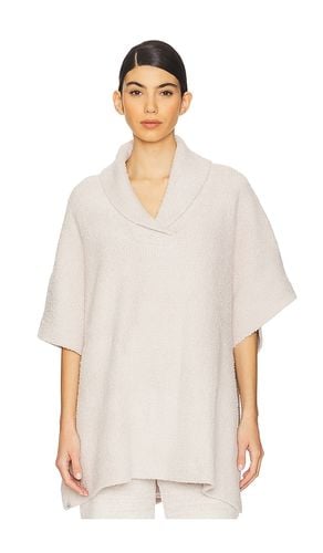 CozyChic Shawl Collar Poncho in Grey - Barefoot Dreams - Modalova