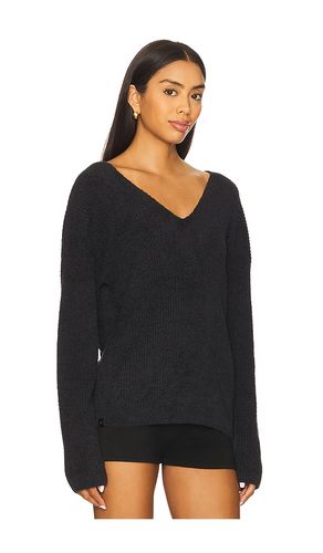 CozyChic Lite Ribbed V Pullover With Back Tie in . Größe S. Also in XS - Barefoot Dreams - Modalova