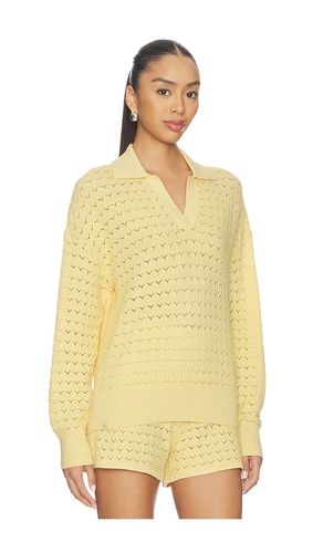 Tulip Pointelle Collared Pullover in . Size L. Also in M, S, XL, XS - Barefoot Dreams - Modalova