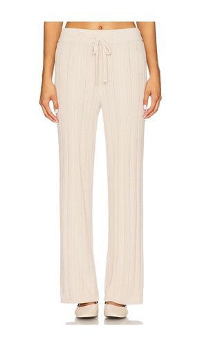 CozyChic Ultra Lite Cable Knit Ankle Pant in Cream. - size L (also in M, S, XL, XS) - Barefoot Dreams - Modalova