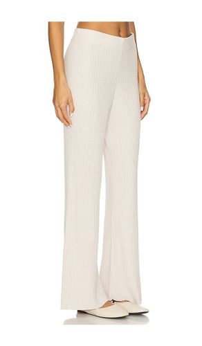 CozyChic Ultra Lite Lurex Rib Wide Leg Pant in Tan. - size M (also in S, XL) - Barefoot Dreams - Modalova