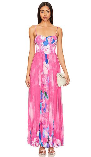 Vesa Bustier Maxi Dress in Pink. - size M (also in L) - HEMANT AND NANDITA - Modalova