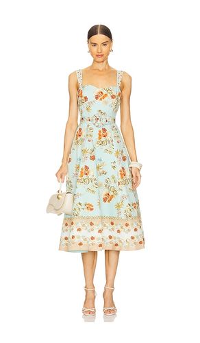 Long Dress With Buckle Belt in Teal. - size L (also in M, XS, XXS) - HEMANT AND NANDITA - Modalova