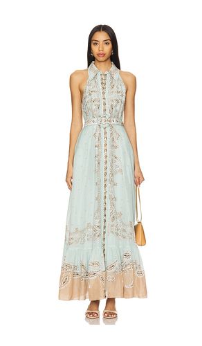 Long Shirt Dress With Buckle Belt in Blue. - size L (also in M, S, XS) - HEMANT AND NANDITA - Modalova
