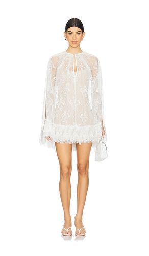 Mini Cape With Slip in Ivory. - size L (also in M, XL) - HEMANT AND NANDITA - Modalova
