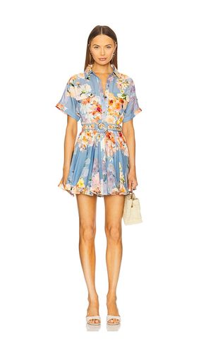 Short Dress With Buckle Belt in Blue. - size L (also in M, S, XL) - HEMANT AND NANDITA - Modalova