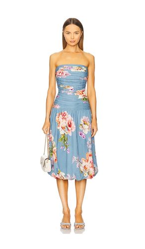 Ruched Midi Dress in Blue. - size L (also in M, S, XL, XS, XXS) - HEMANT AND NANDITA - Modalova