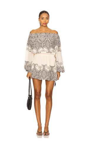 Slip On Mini Dress in Neutral. - size L (also in M, S, XL, XS) - HEMANT AND NANDITA - Modalova