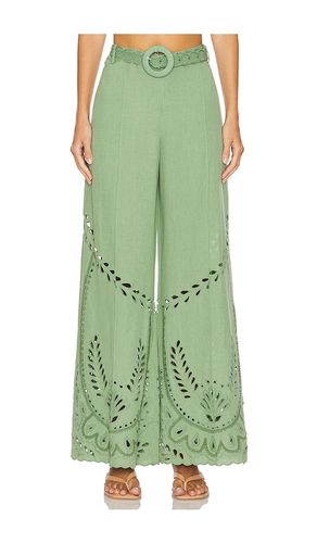Flared Pants With Buckle Belt in . - size S (also in XL, XXS) - HEMANT AND NANDITA - Modalova