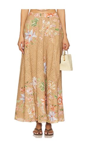 X Revolve Long Skirt in Tan,Neutral. - size L (also in S, XL, XS) - HEMANT AND NANDITA - Modalova