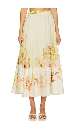 Midi Skirt in Lemon. - size L (also in M, S) - HEMANT AND NANDITA - Modalova