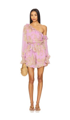 Romper With Tie Up Belt in Lavender. - size L (also in M, S, XL, XS) - HEMANT AND NANDITA - Modalova