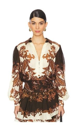 Boho Shirt in Brown. - size M (also in L, S, XL, XS) - HEMANT AND NANDITA - Modalova