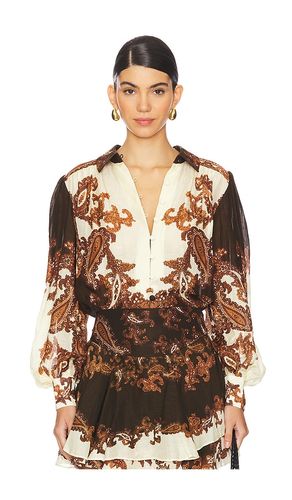 Boho Shirt in Brown. - size M (also in L, XS) - HEMANT AND NANDITA - Modalova